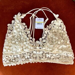 NWT Free People Lace Bralette